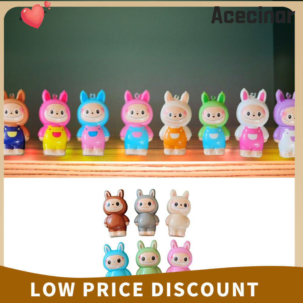 ACECINAR Labubu Relief Toys, Office Decorations PU Decompressing ...