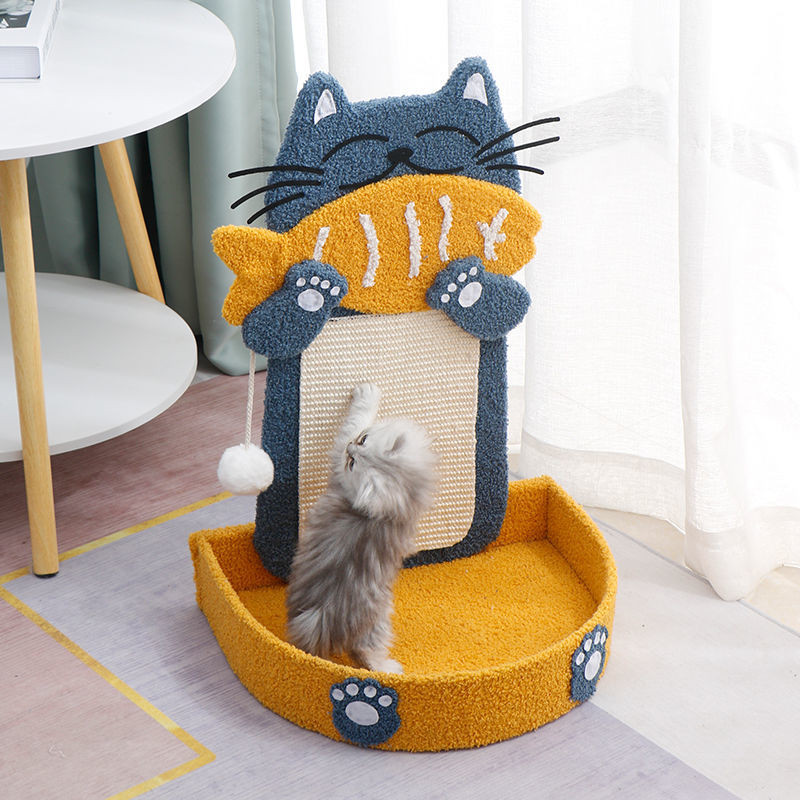 Sisal Cat Climbing Frame Small Cat Cat Litter Integrated No Dandruff ...