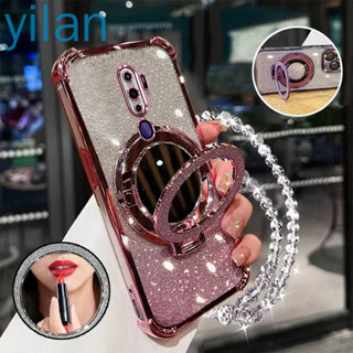 HAOYE Case For Oppo A9 2020 Case, Gradient Color TPU Case Cover, [Reinforced Corners] Transparent Shockproof Soft TPU Silicone Bumper (Blue/Pink