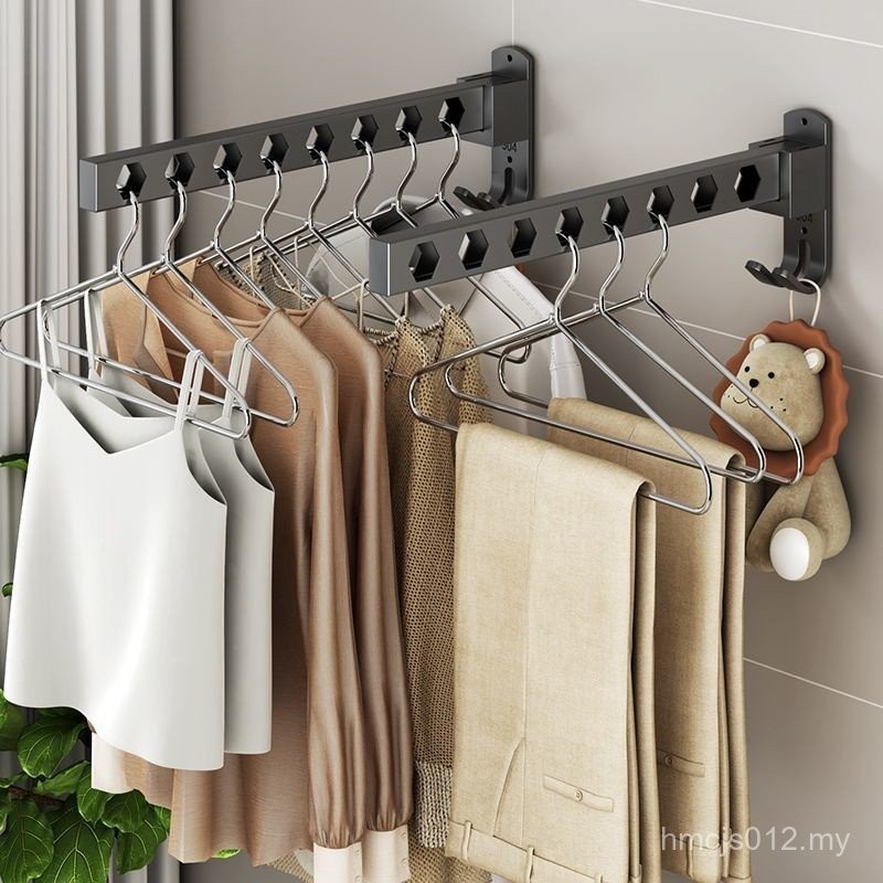 Foldable Drying Rack Perforation-Free Toilet Balcony Drying ...