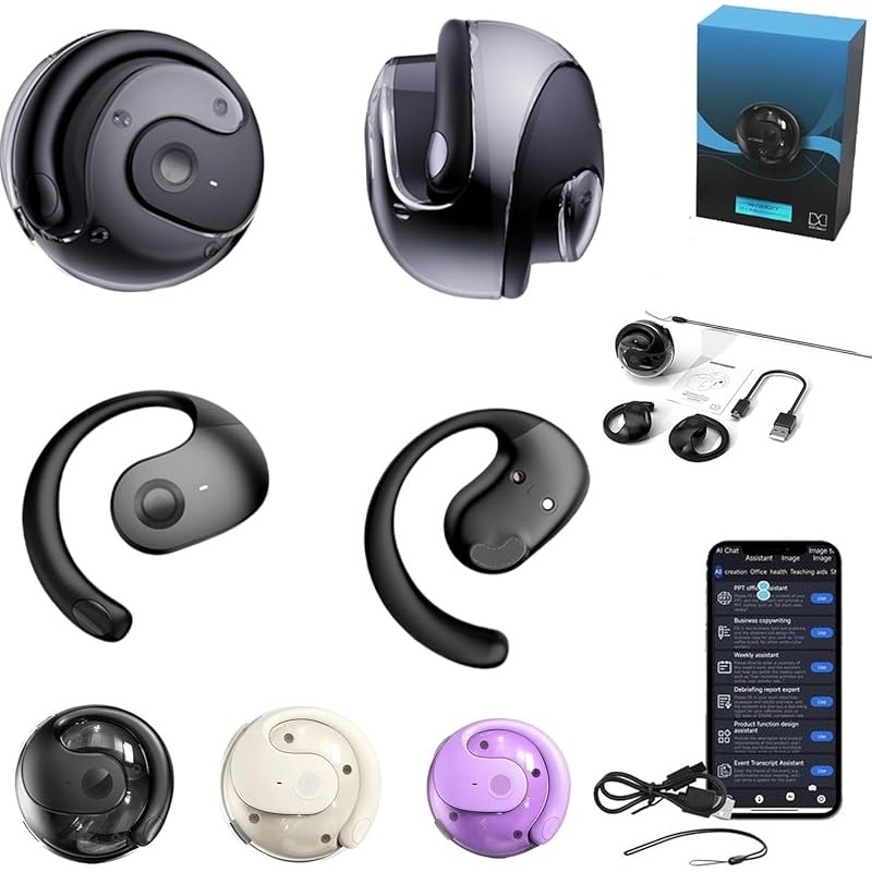 HY-T26 Pro Language Translator, Hyun dai Translators Headphones ...