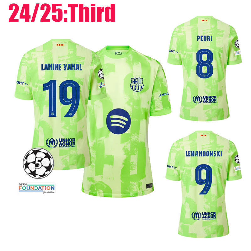 FC Barcelona Trikot Set - Kinder & Erwachsene Fußball Dress | Mit Yamal, Pedri & Lewandowski Druck
