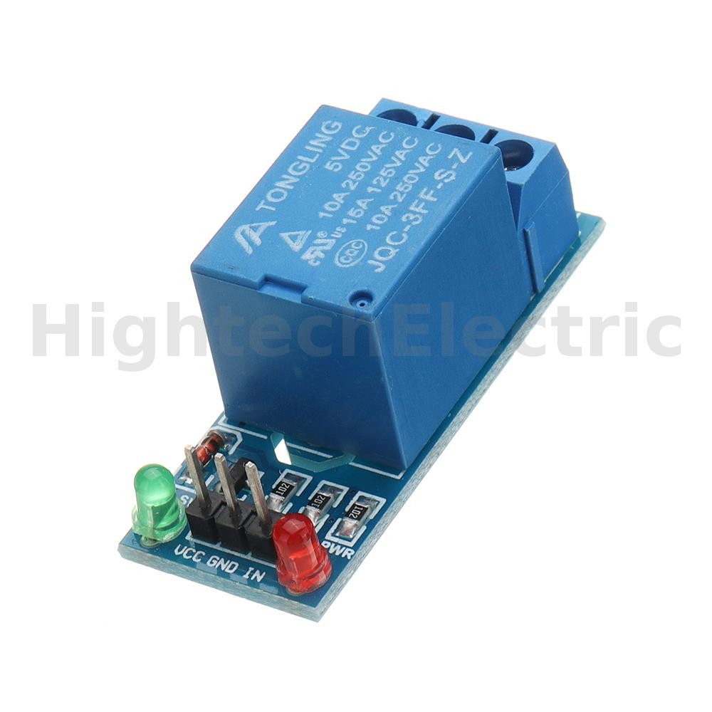 5V Low Level Trigger One 1 Channel Relay Module Interface Board Shield ...