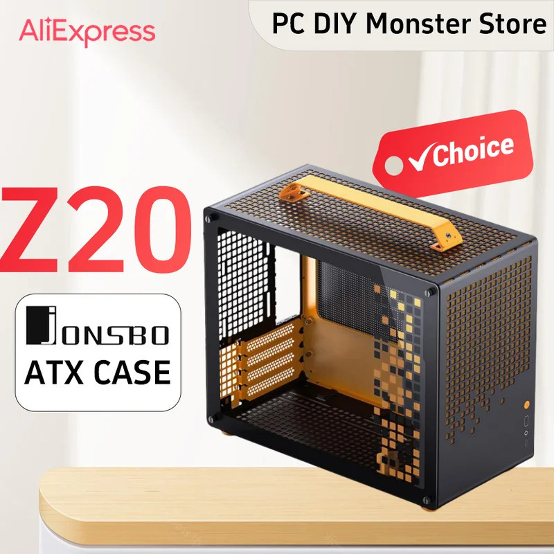 JONSBO Z20 MATX ATX PC Case Chassis 20L Detachable Handle Case 163mm ...