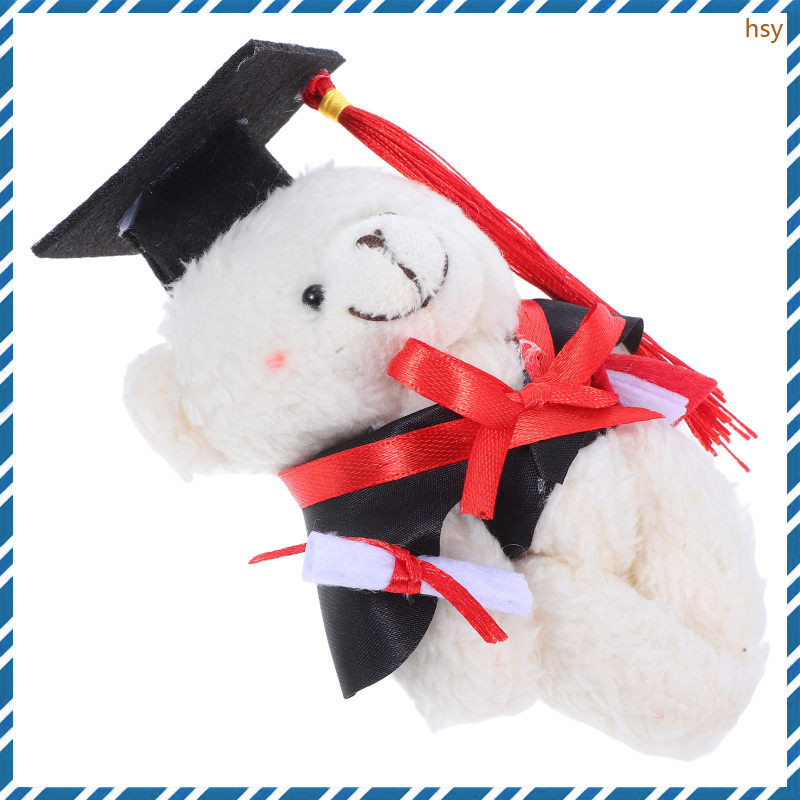Mini Graduation Bear Girl Graduate Stuffed Animal College Decorations ...