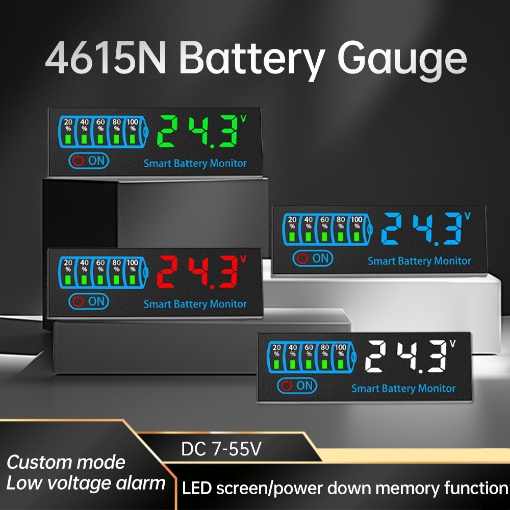 Pcbfun LED Indicator Voltage Charge Acid/Lithium Universal Battery ...
