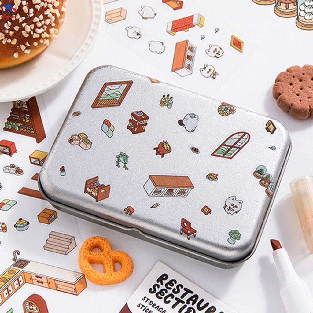 Fun DIY Stacking Scene Stickers Miniature Scene House Stickers | Shopee ...