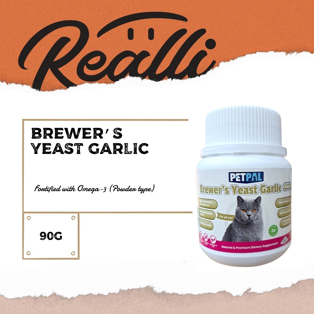 Image showcasing Petpal Brewer's Yeast Garlic For Cat 90g | Shopee Malaysia