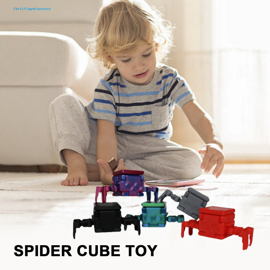 Mechanical Spider Cube Toy 3d Printed Spider Ornament 3d Printed ...