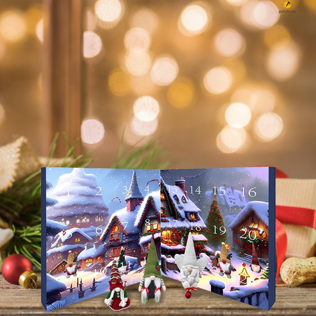 Christmas Gnome Advent Calendar 2024 With Collectible Gnome Plush Dolls ...