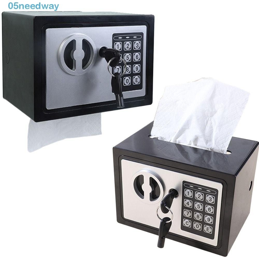 NEEDWAY Creative Tissue Box, Safe Box Shape Wall Mounted Bathroom ...