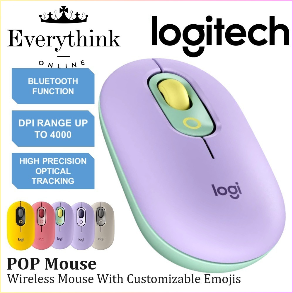Logitech POP Mouse, Wireless Mouse With Customizable Uzbekistan