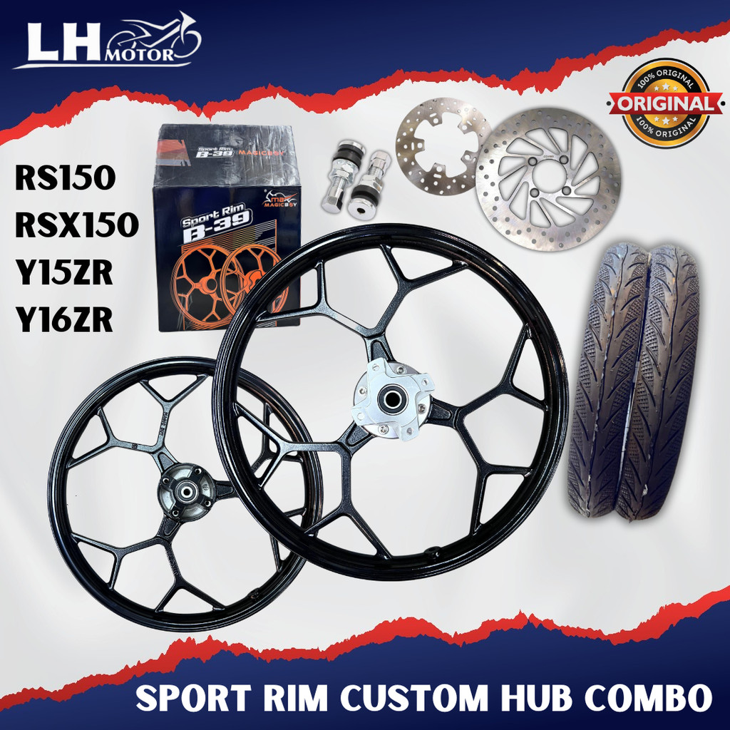 RS150 RSX150 Y15ZR Y16ZR SPORT RIM AEROX THAI MAGIC BOY 140/140X17 RIM ...