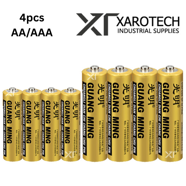 4pcs of Battery AAA (3A Tripple A) / AA (2A Double A) 1.5V GP Cell ...