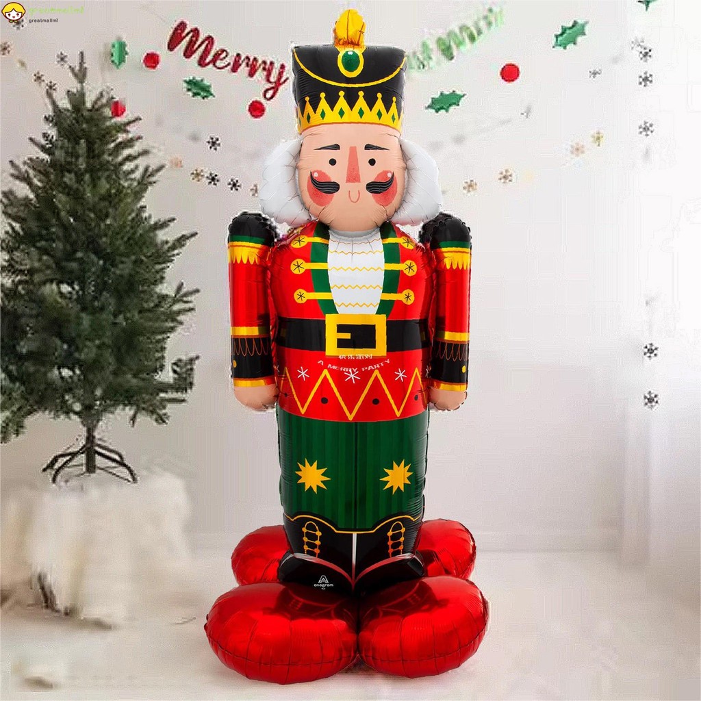 Christmas Gaint Nutcracker Soldier Foil Balloon Nutcracker Themed Foil ...