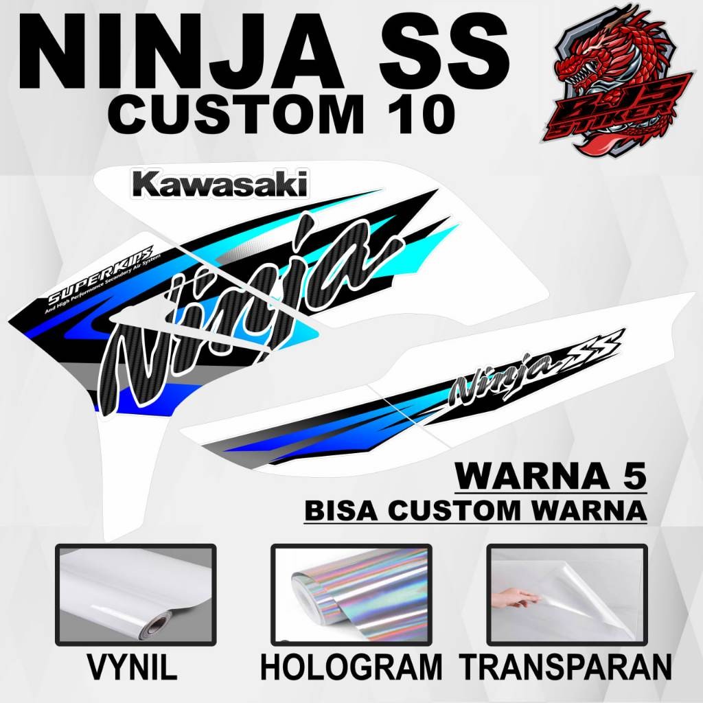 Kawasaki Ninja SS Striping Sticker with custom 10 motifs | Shopee Malaysia