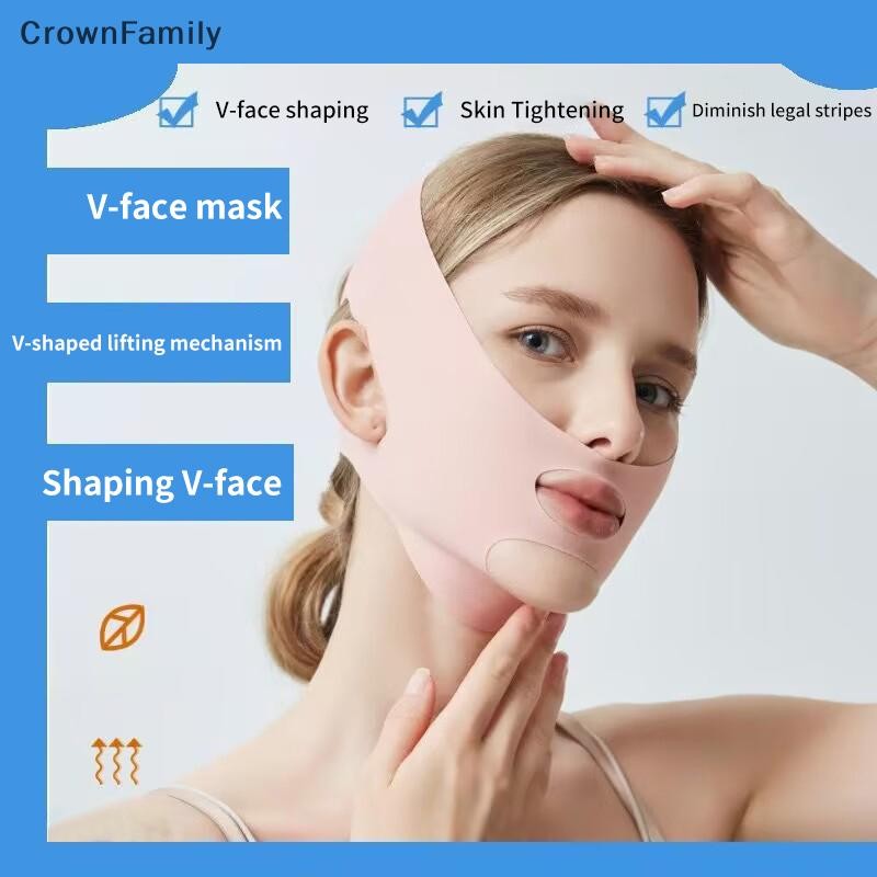 [CrownFamily] Breathable V Face Band Cheek Lift Up Face Thin Mask ...