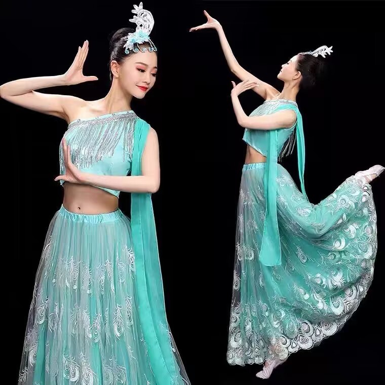 Tuzu Dance Performance Costume Western Double Version Na Practice ...
