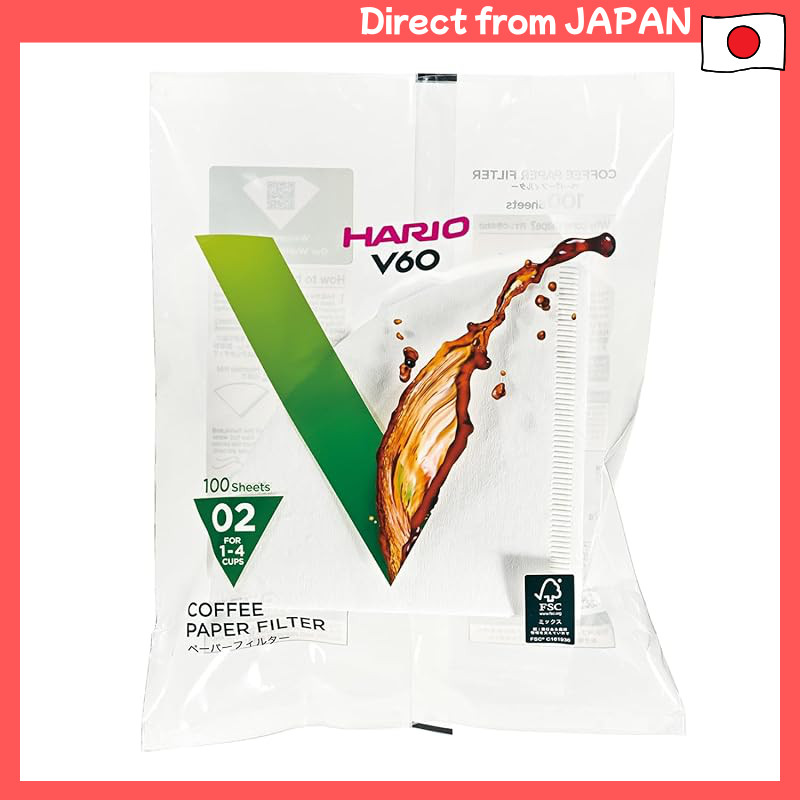 HARIO VPS-100W 1-Piece HARIO V60 Paper Stand VPS-100, Brown