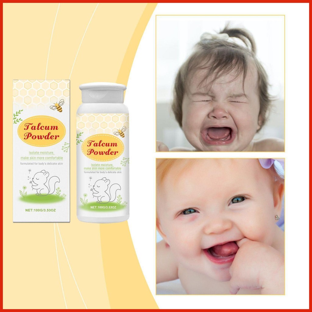 Natural Baby Powder 100g Body Powder Effective Relief Soothing Care for ...