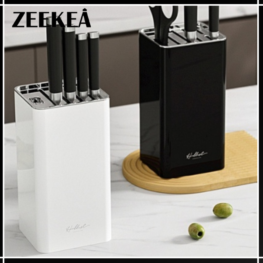 Zeekea Kitchen Knife Holder for Safe, Knife Storage Countertop ...