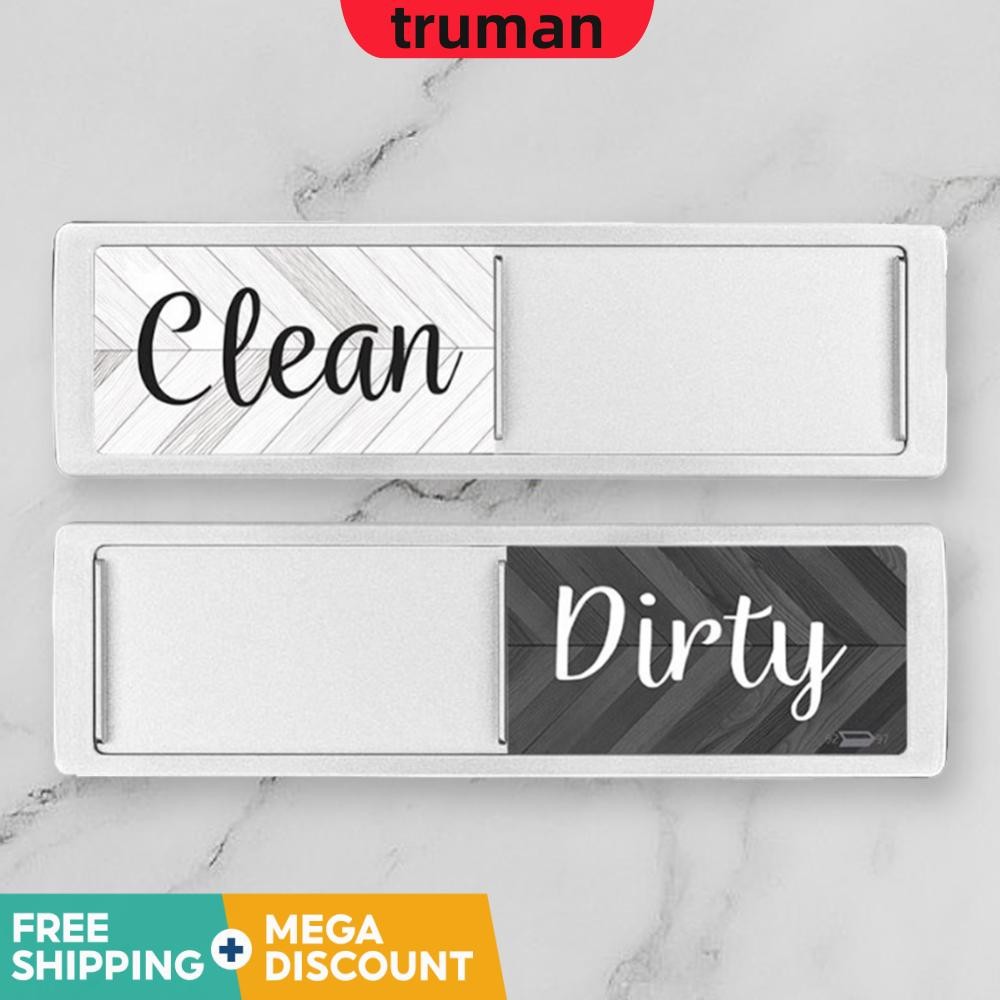 Refrigerator Guide Sign Double-Sided Dishwasher Magnet Stickers Clean ...