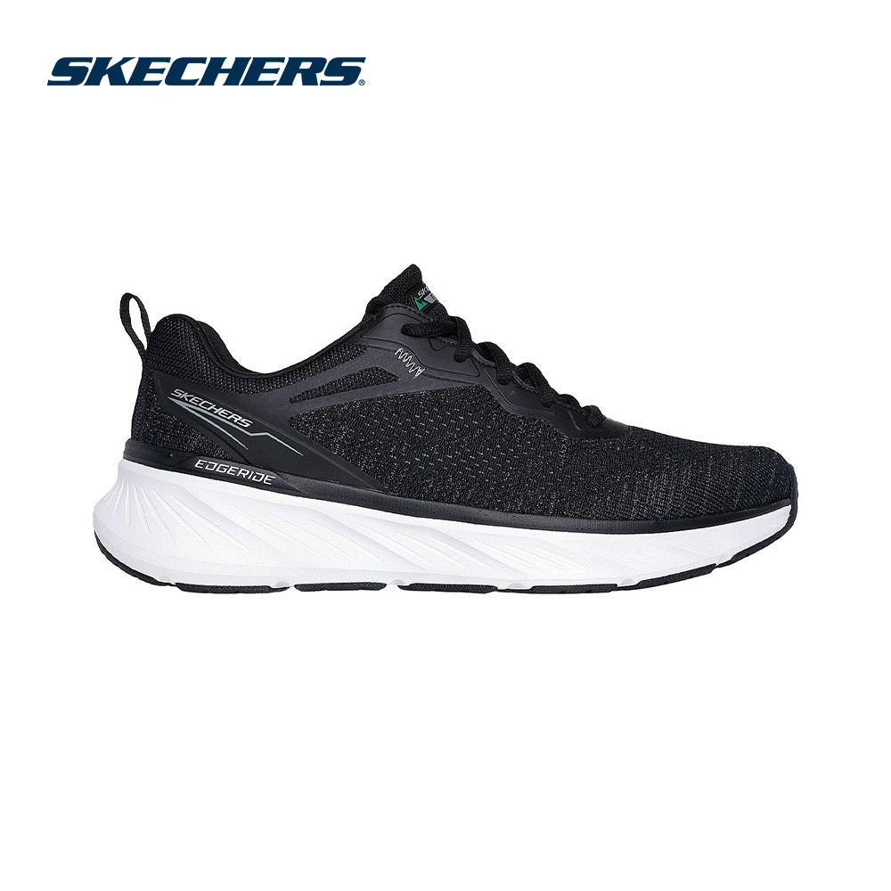 Skechers Men Relaxed Fit Edgeride Exxo Shoes - 232836-BKW Air-Cooled ...