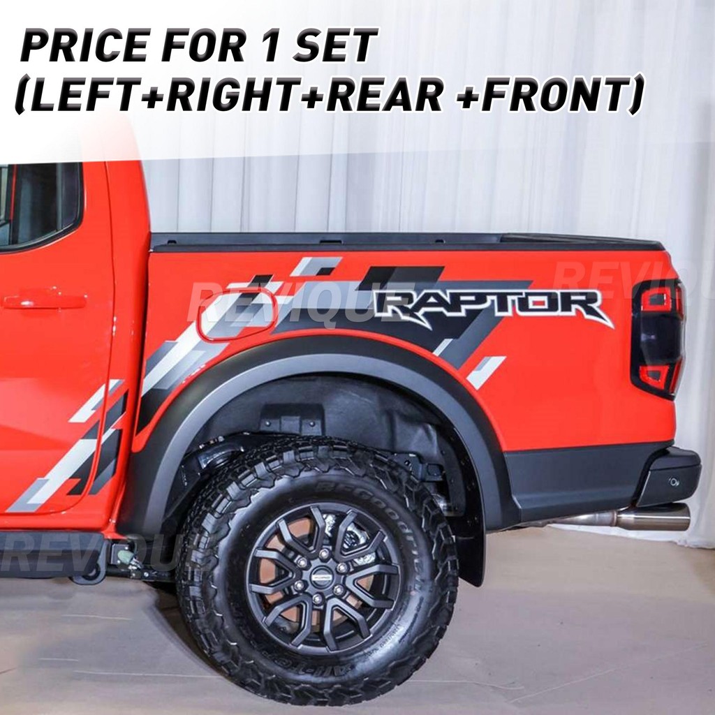 Ford Raptor Sticker Car Body Ranger Wildtrak – Sporty 4x4 Side Decal ...