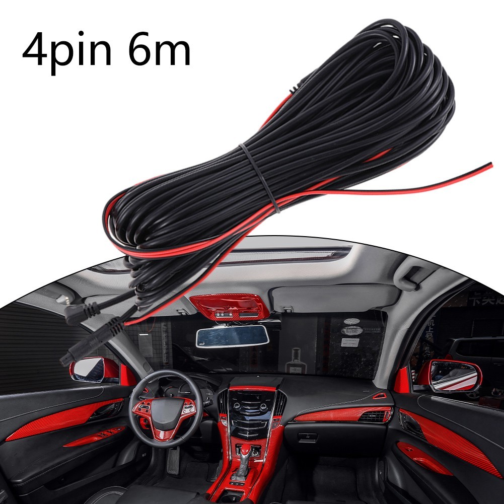 YAFEXHMY 】Car DVR Dash Camera Cable 2.5mm 4Pin Extension Wire for Rear ...