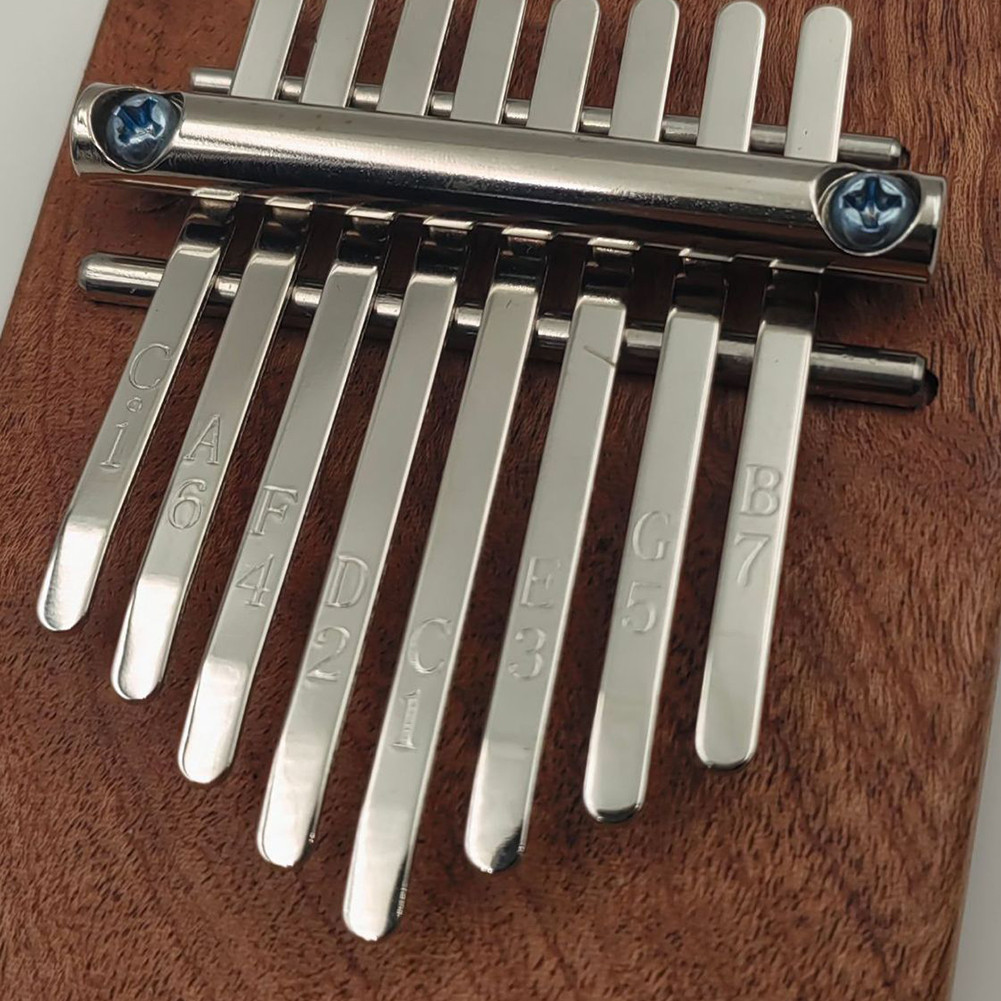 8 Key Mini Kalimba Finger Keyboard Instrument Portable Compact Music ...
