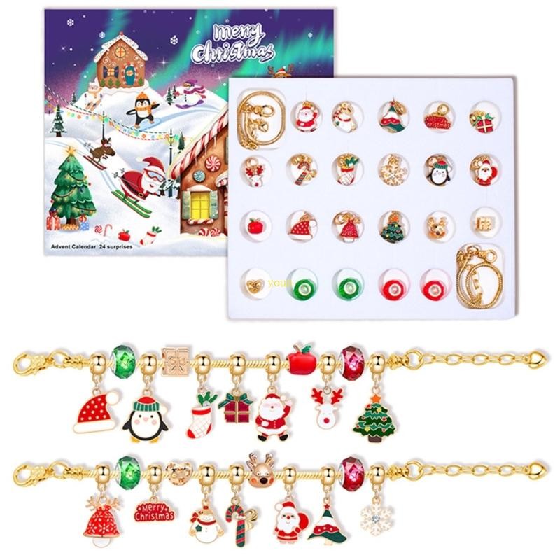 youn Christmas Jewelry Advent Calendar 2024 Christmas Countdown ...