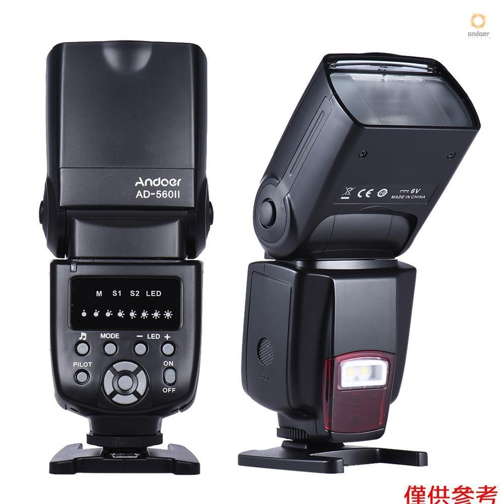 Andoer AD-560Ⅱ Universal Flash Speedlite On-camera Flash GN50 w ...