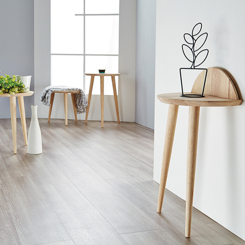 Minimalist Creative Living Room Solid Wood Side Table Bedroom Sofa ...