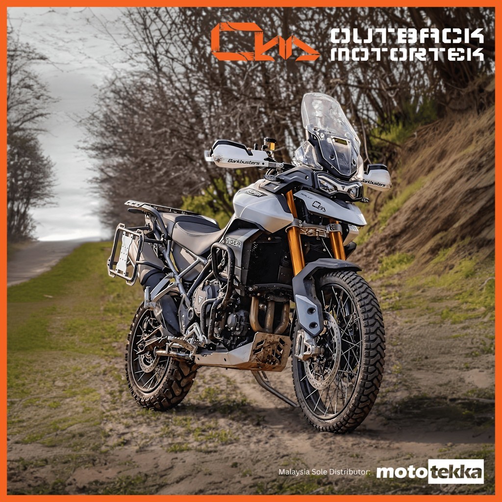 Outback Motortek Triumph Tiger 900 | Crash Bars | Skid Plate | Luggage ...