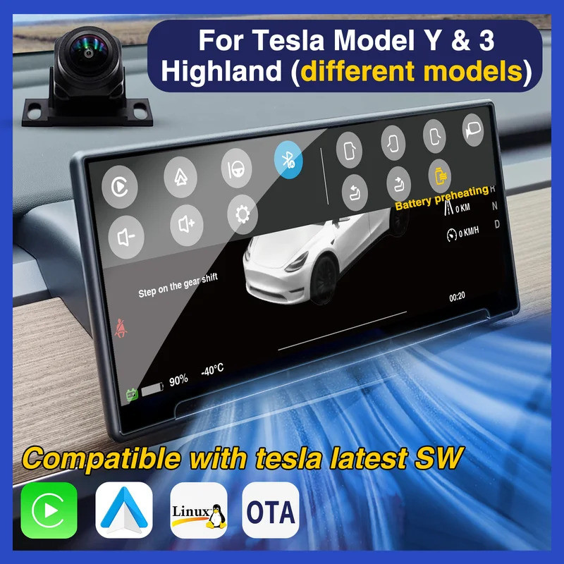 Model 3 Hud for Tesla Model Y Heads Up Display Highland Instrument ...