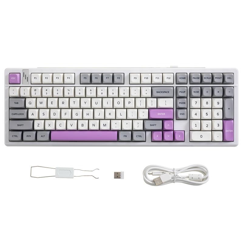 GK GAMAKAY TK101 98% tastiera meccanica con pad numerico