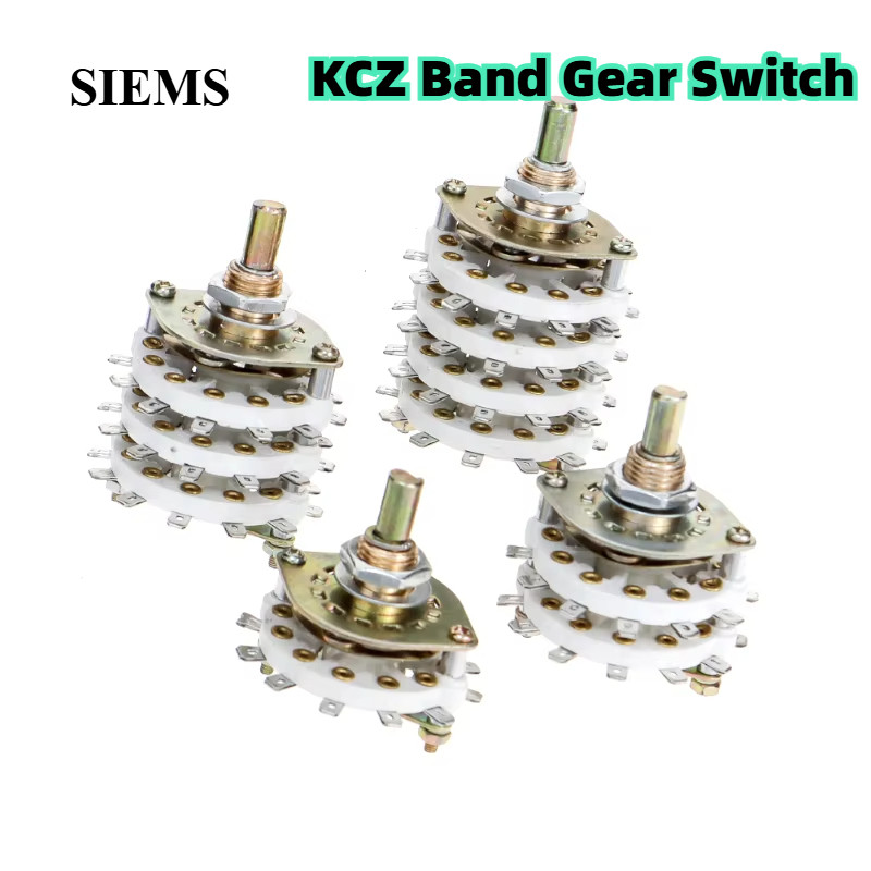KCZ Band Gear Switch Channel Rotary Switch Selector Rotary Switch 1/2/3 ...