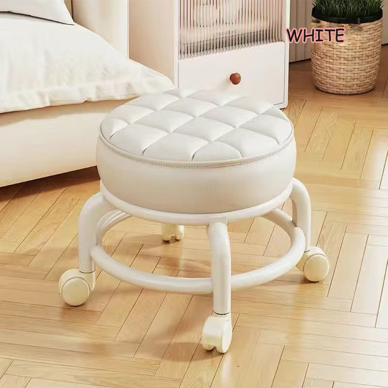 TheOne 360 degree Rotatable Small Chair Round Stool With Sofa Cushion ...