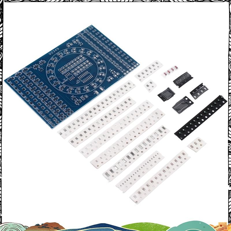 SMD Rotating LED SMD Soldering Practice Components Board Skill Training