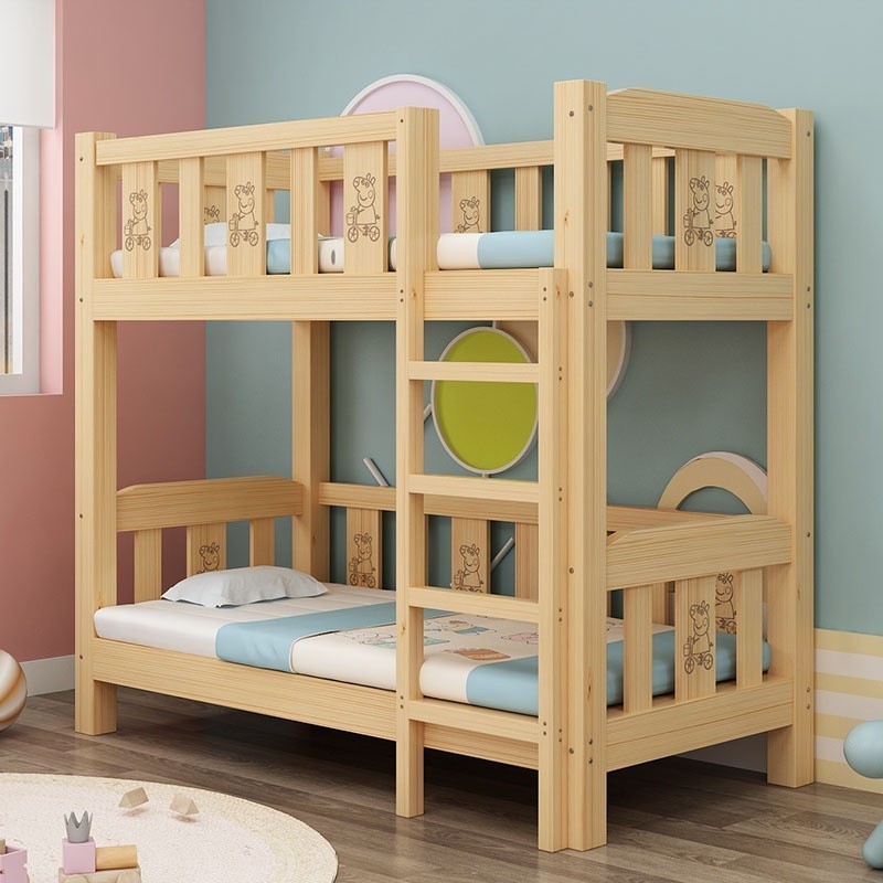 Kindergarten Solid Wood Children's Bed Elementary School Student ...