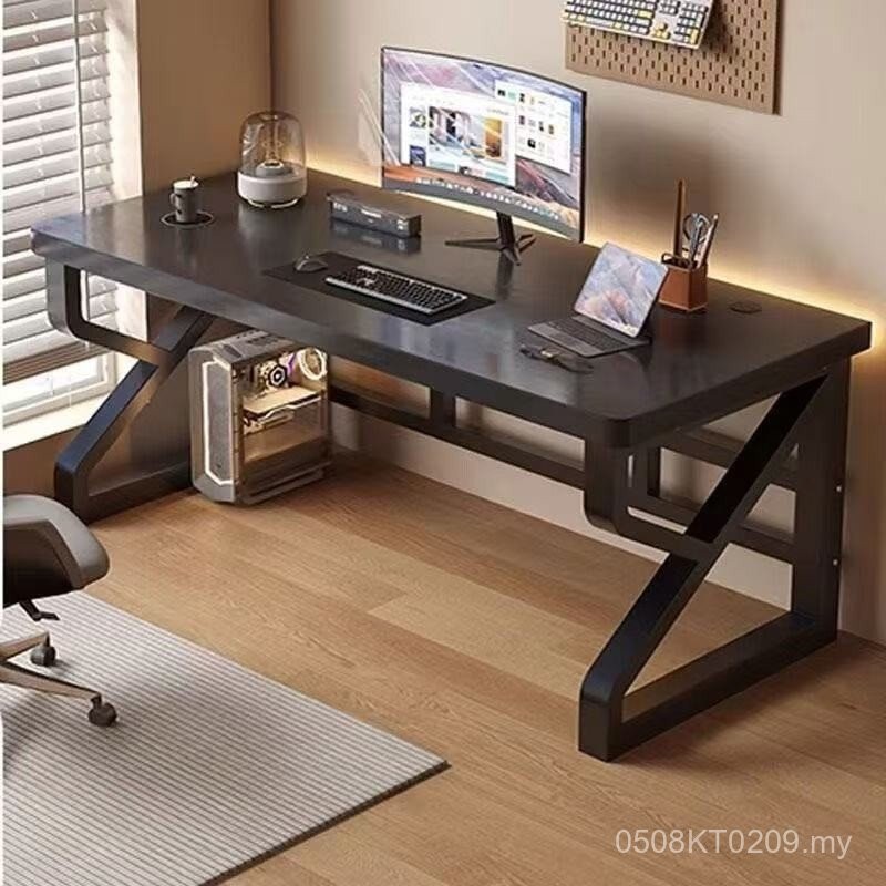 Floor-standing Solid Wood Computer Desk Simple Gaming Work Desk Nordic ...