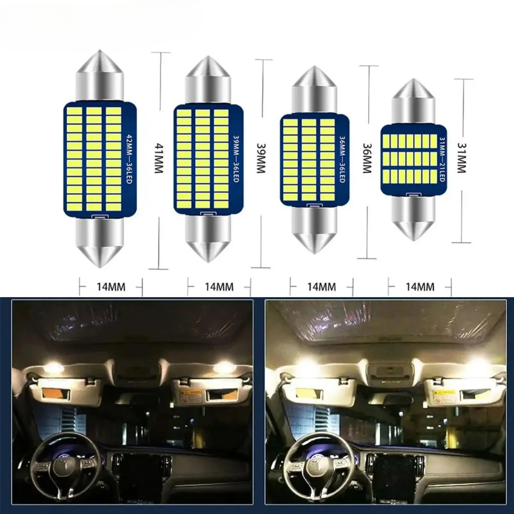 1PC Car LED Interior Reading Light Bulb ,Interior Dome Reading Light ...