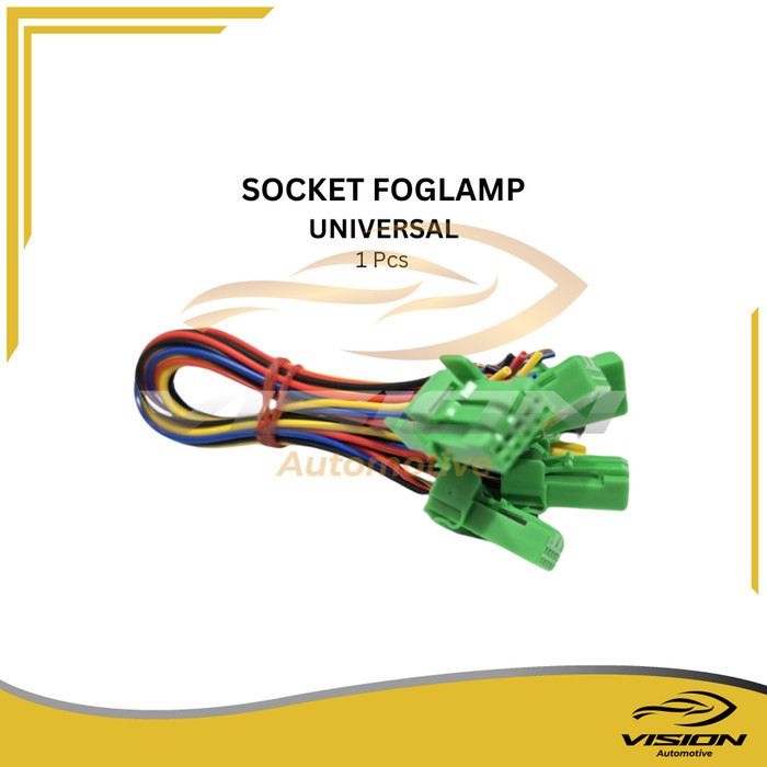 TOMBOL Foglamp Switch Socket Car Fog Lamp Button Socket With Universal ...