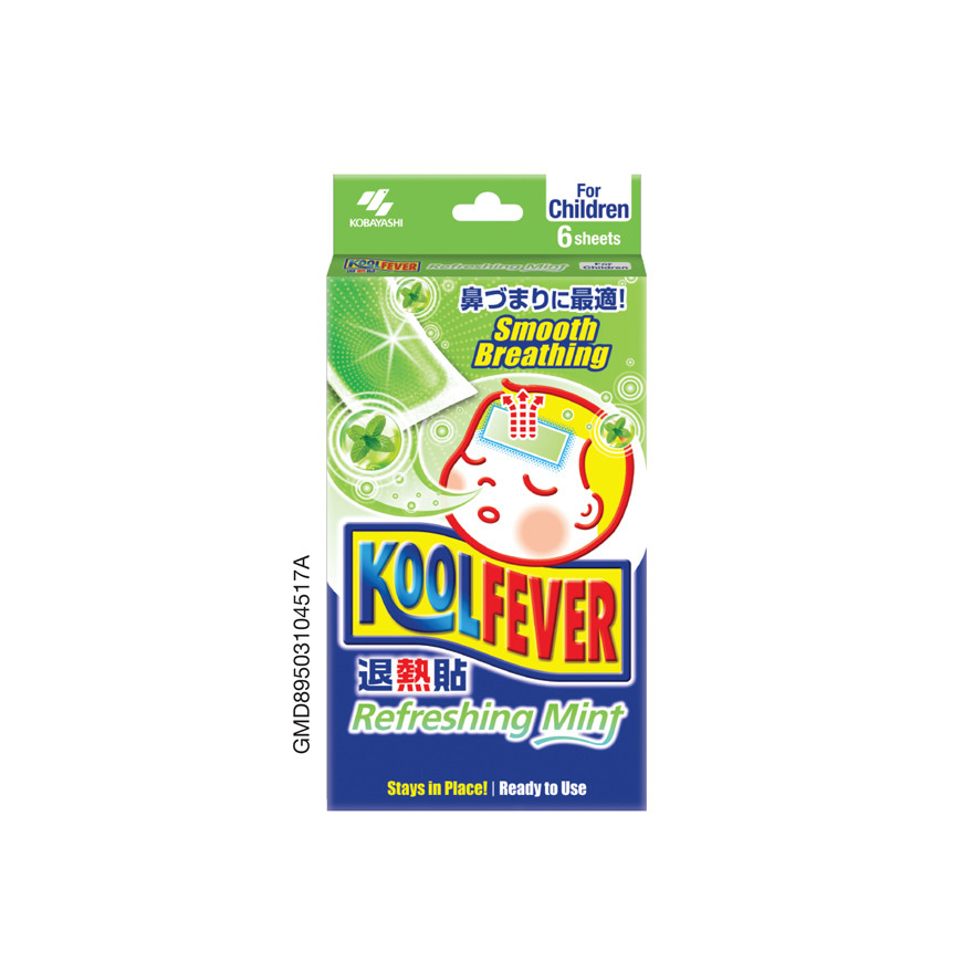 KOOLFEVER Kool Fever Refreshing Mint Child 6's | Shopee Malaysia