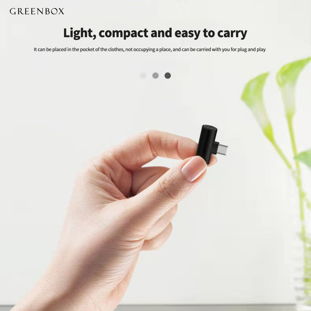 GRA- Tiny Headphone Adapter for External Microphone Type-C to 35mm Jack ...