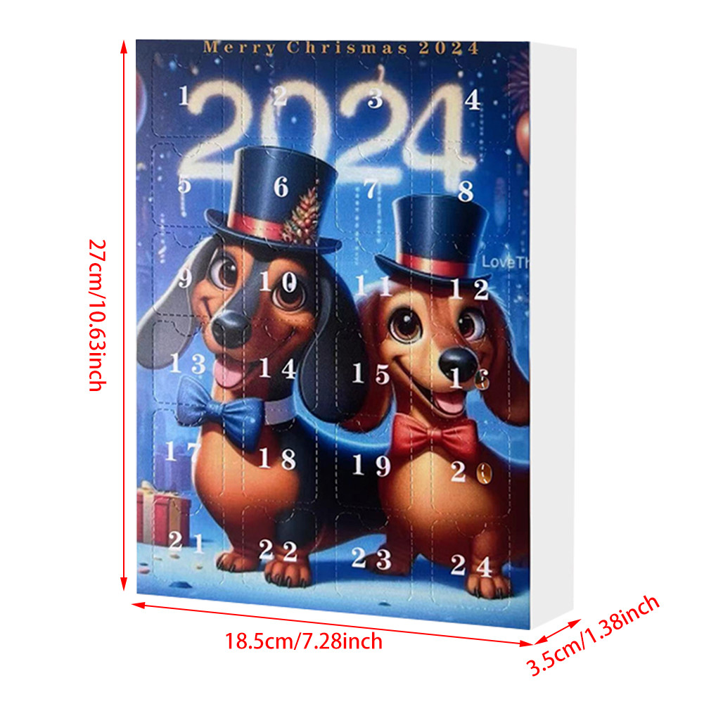 lotsofgoods 2024 Advent Calendar 2025 Dachshund 24 Day Christmas Advent