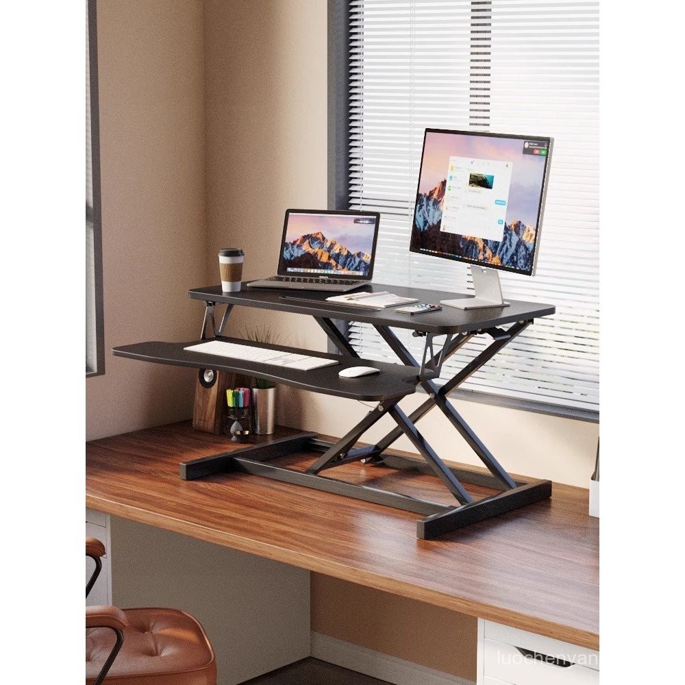 [Genuine] Standing Desk Liftable Workbench Computer Desk Desktop ...