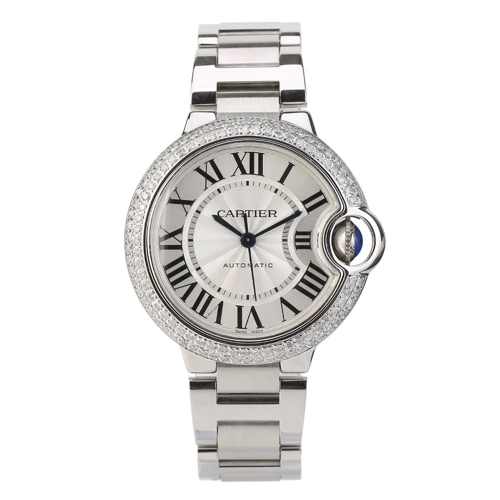 Blue Balloon Series Rear Diamond Stainless Steel Automatic Mechanical ...