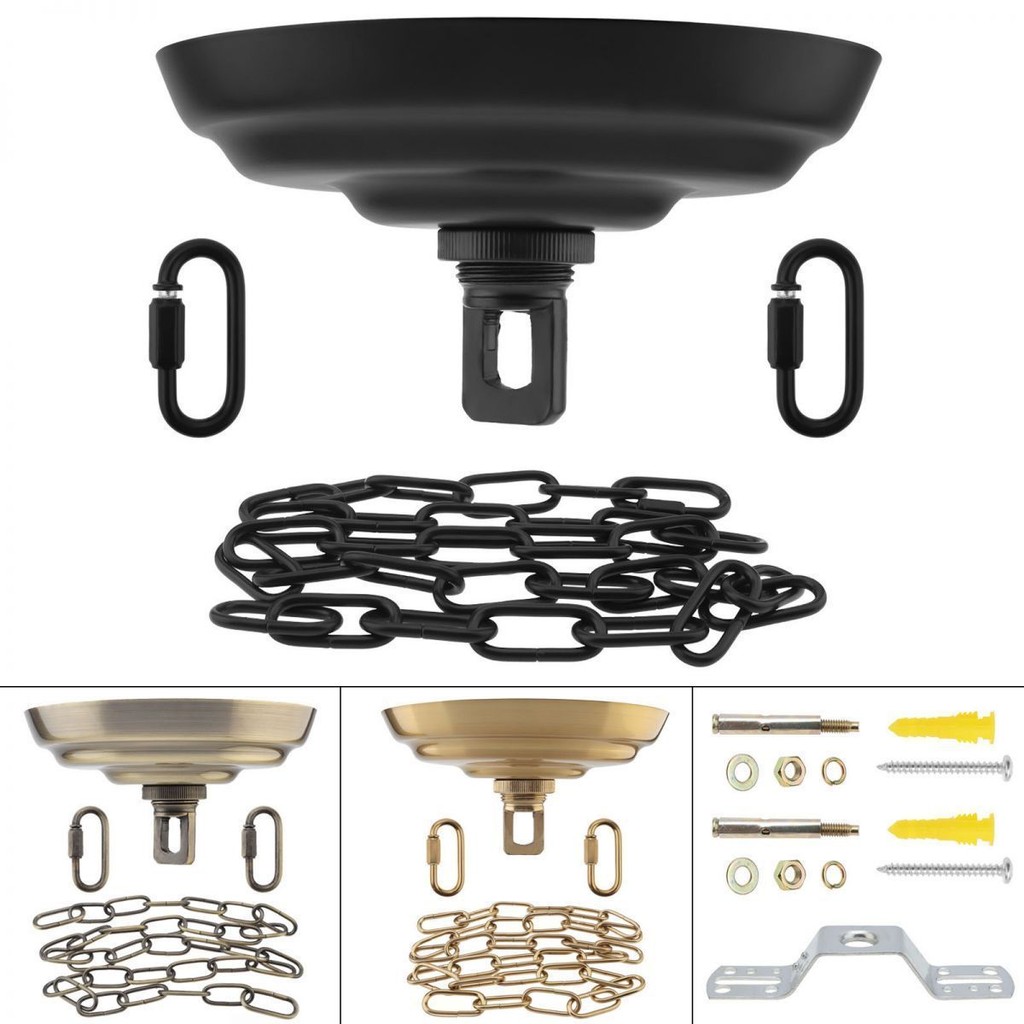Heavy Duty Canopy Kit 3.2FT Pendant Light Fixture Chain for Chandelier ...
