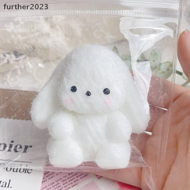 [further] Kawaii Flocking Bunny Taba Squishy Stress Relief Deion Toy ...